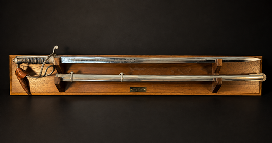 Sword Display Mount - Oak or Walnut