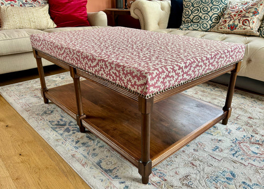 Regency Upholstered Ottoman